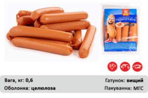 Сосиски Підкопчені з беконом